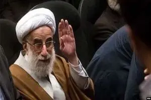 تصاویری از حضور احمد جنتی ۹۹ ساله در جلسه امروز شورای نگهبان